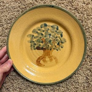 Zanesville Pottery painted plate